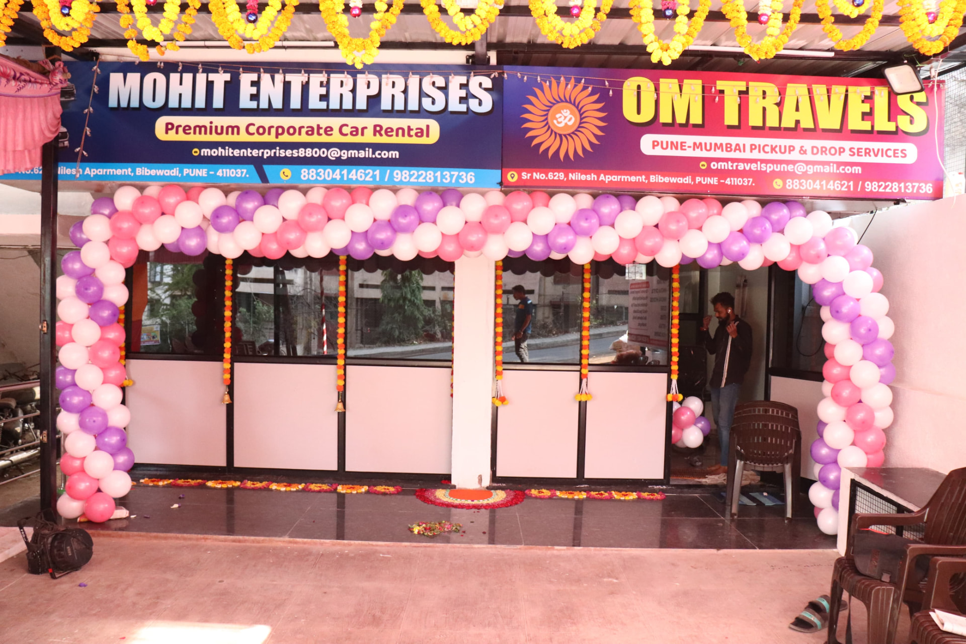 Om Travels office in Bibewadi, Pune