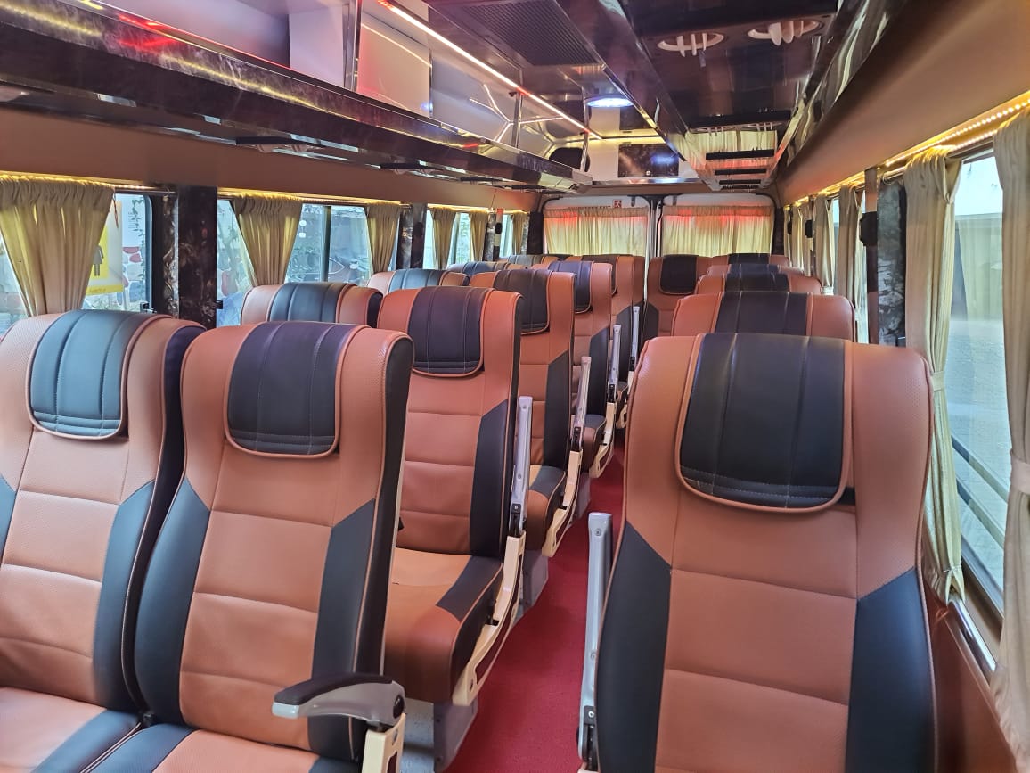 Tempo Traveller interior
